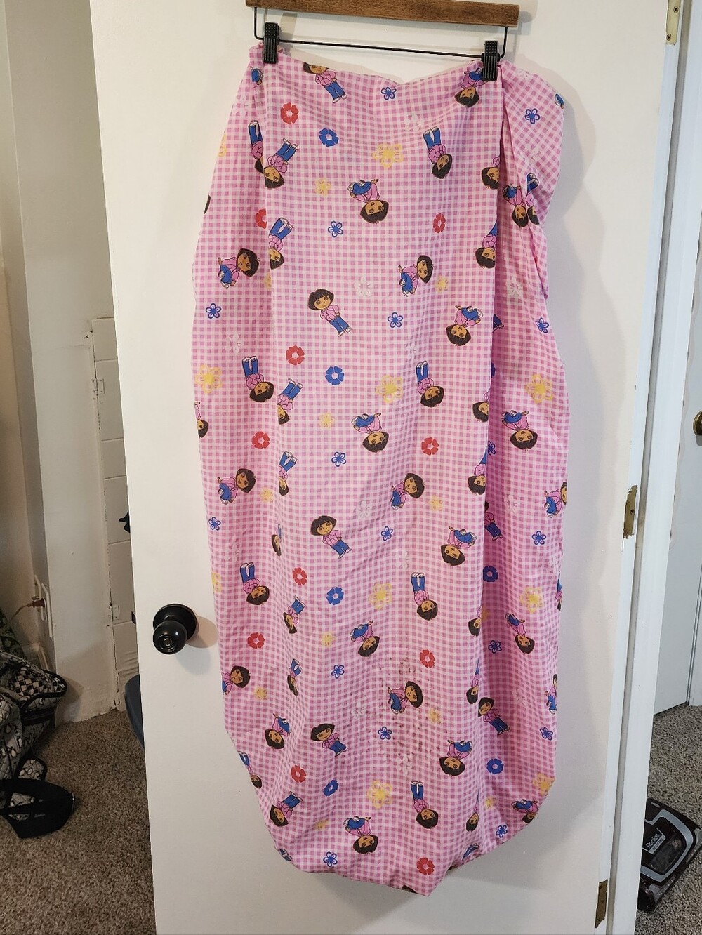 Dora The Explorer Fitted Crib/Toddler Bedsheet